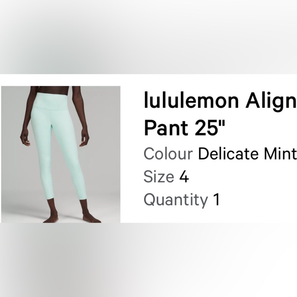 Lululemon Align High Rise Legging 25” EUC